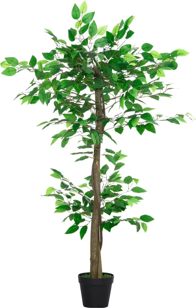Arbre à thé artificiel résistant aux UV, grand bonsaï sans arrosage