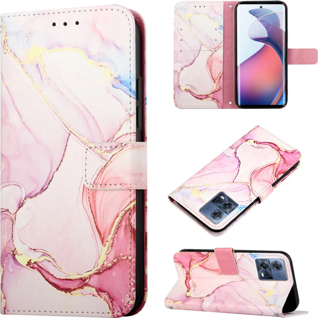 Custodia Motorola Moto S30 Pro 5G Rosa Bianco: Pratica e Bella