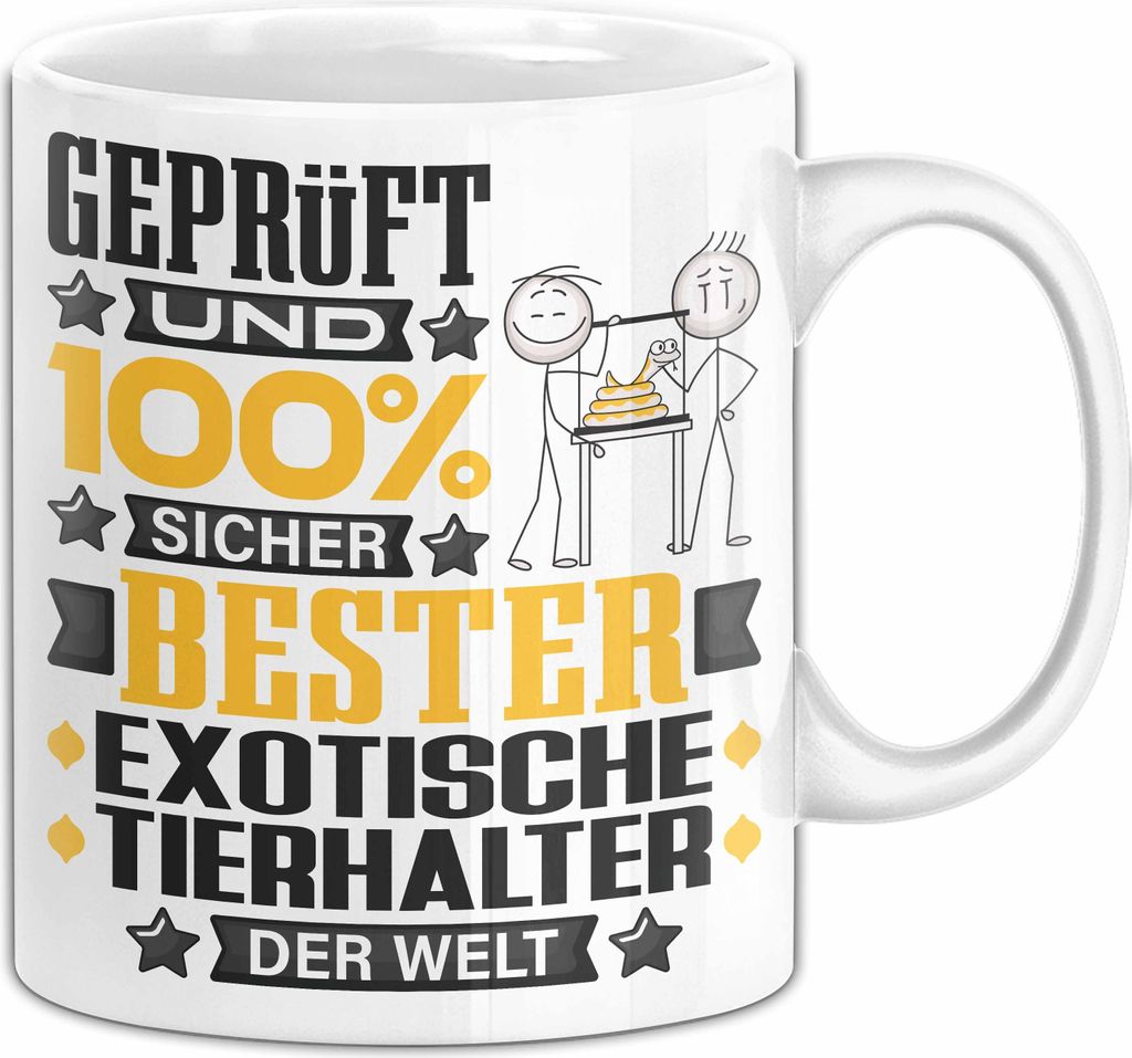 ExotischeTierhalter Geschenk Lustiger Spruch für ExotischeTierhalter Geschenkidee Bester ExotischeTierhalter Der Welt (Weiß)