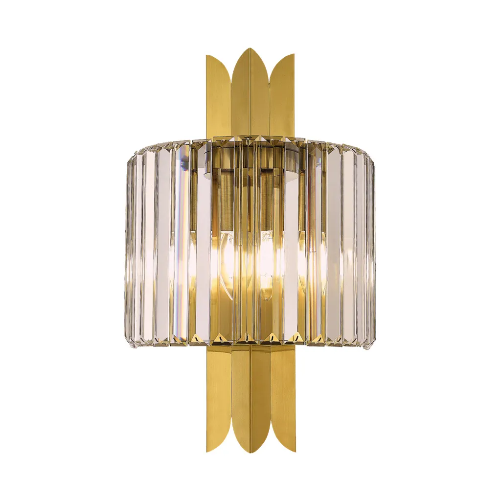 Applique glamour dorée MARGOT Milagro 2xE14 en cristal - Luminaires chic