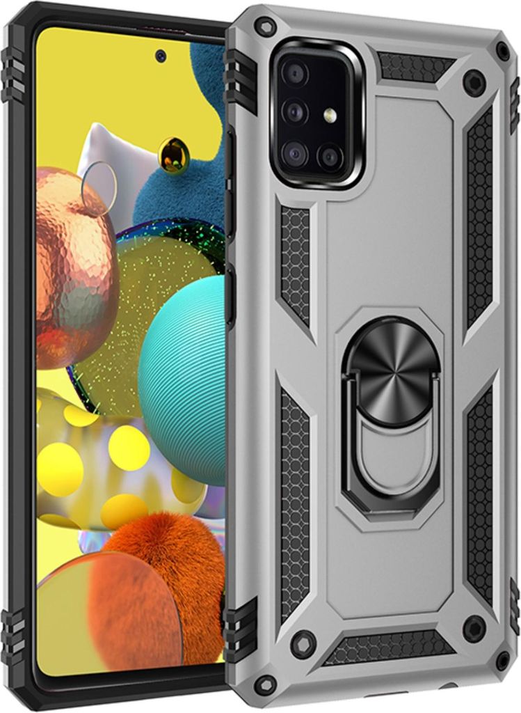 Outdoor Armor Case Samsung Hülle Für Samsung Galaxy A51-Silber
