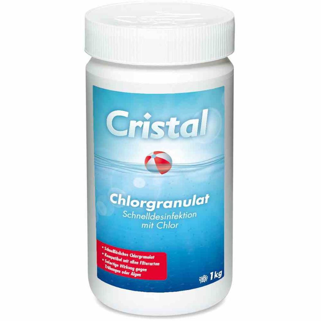CRISTAL Chlorgranulat schnell löslich 1,0 kg