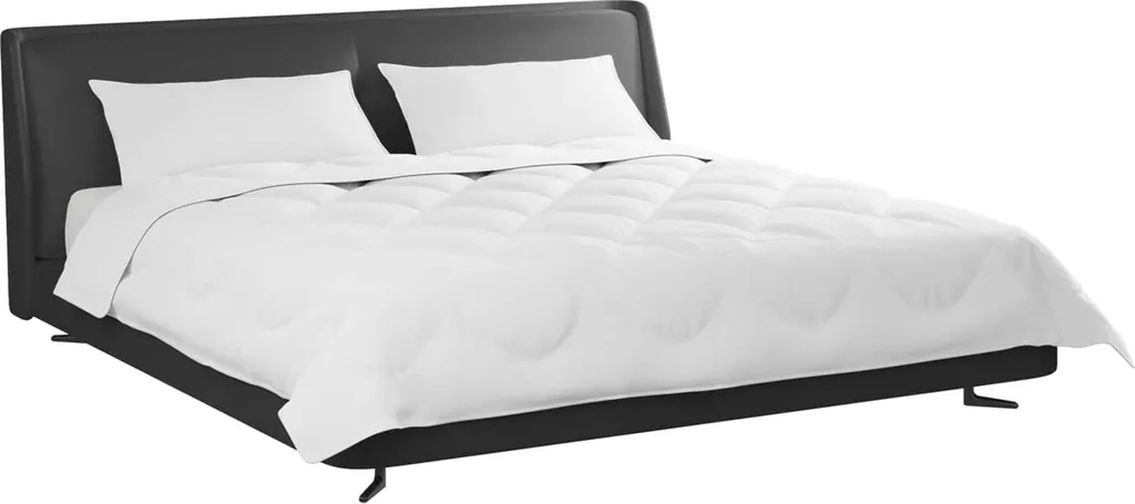 Set Letto Luxury vidaXL: Piumino e Cuscini in Microfibra - Bianco Chic - 3