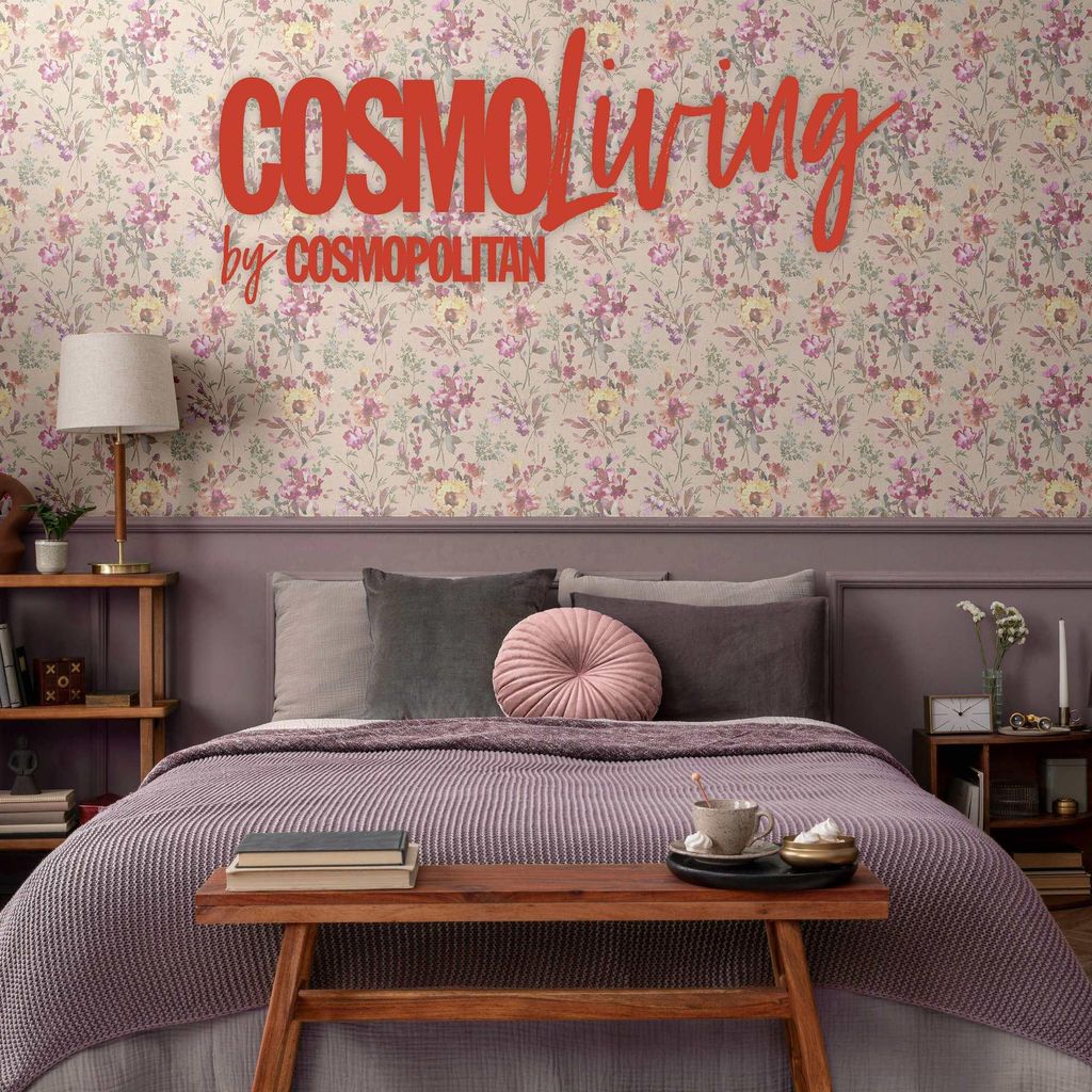 A.S. Creation Vliestapete 10.05 x 0.53 m Livingwalls Blumentapete Bunt 790613 Floral CosmoLiving by Cosmopolitan