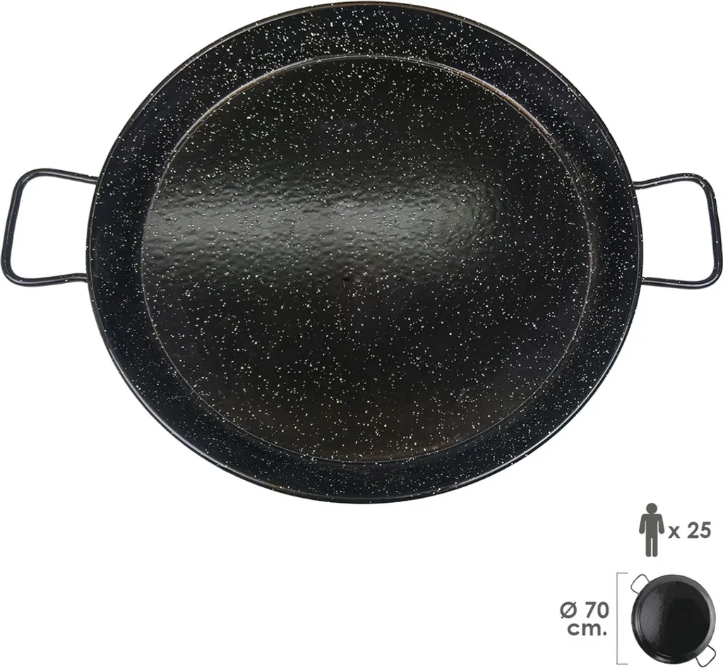 Offerta Padella Paella 70 cm Smaltata - Per Catering e Feste