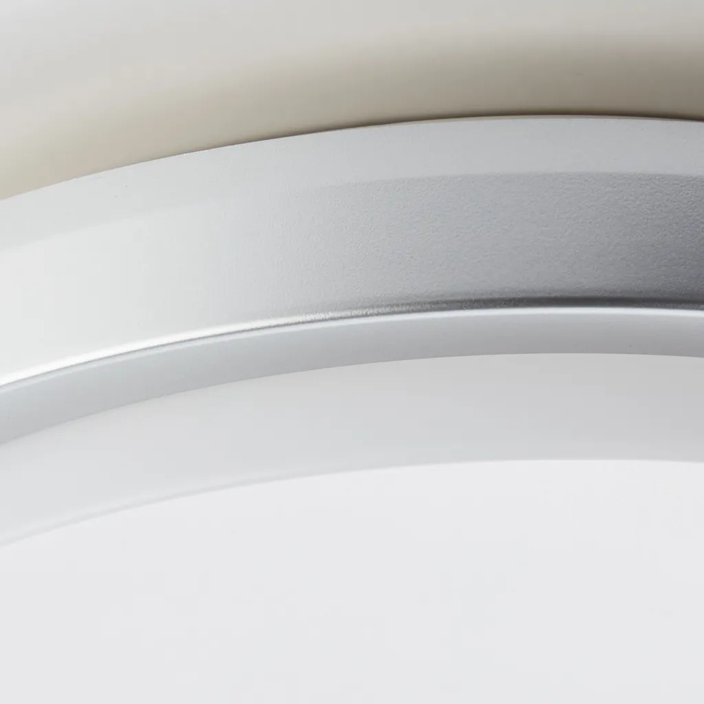 Luminaire de plafond LED pour terrasse et balcon DEVORA argenté IP65
