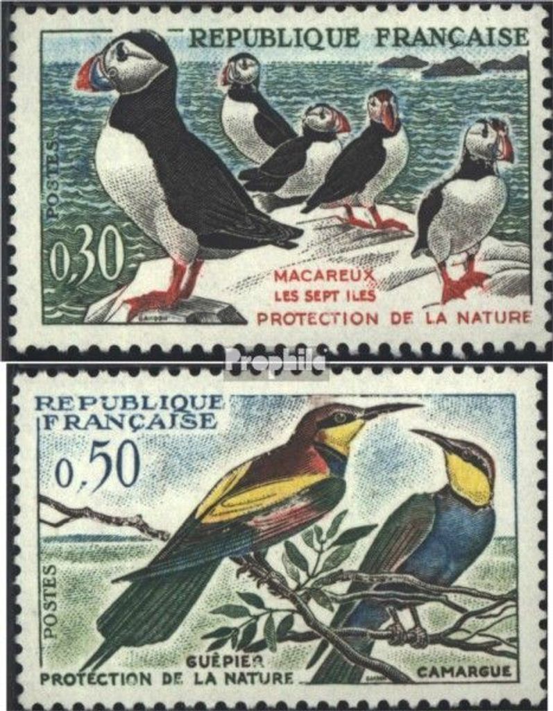 Briefmarken Frankreich 1960 Mi 1326-1327 (kompl.Ausg.) Produktbild 