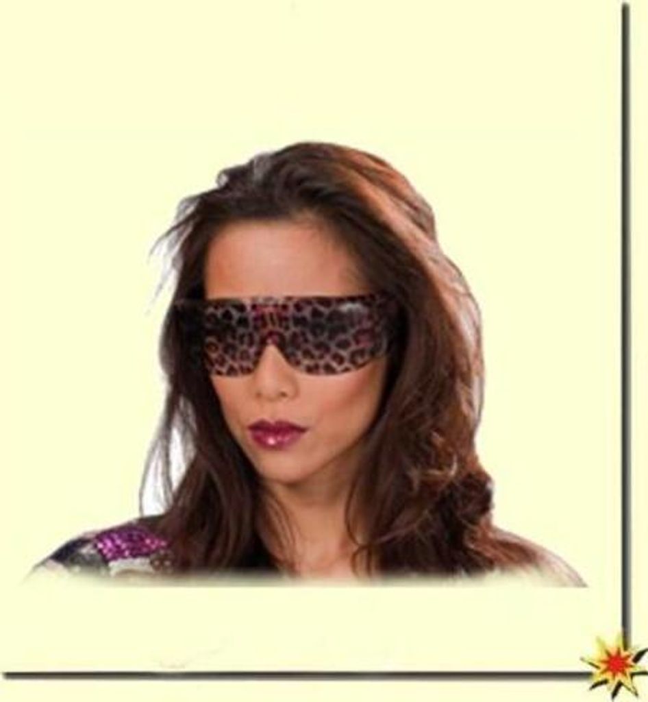 Brille für Damen zum Kostüm Fasching Damenbrille Karneval Produktbild 