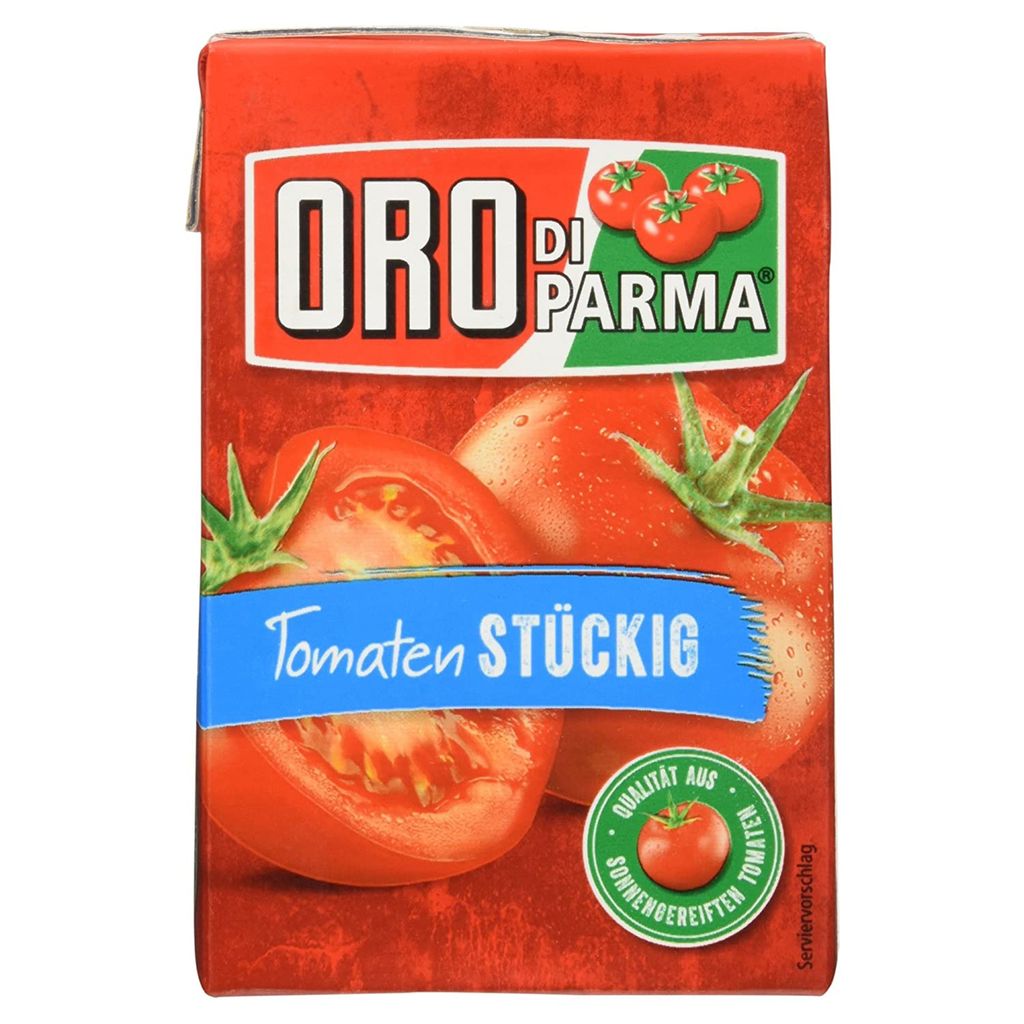 Hengstenberg Oro di Parma Tomaten stückig und geschält Produktbild 