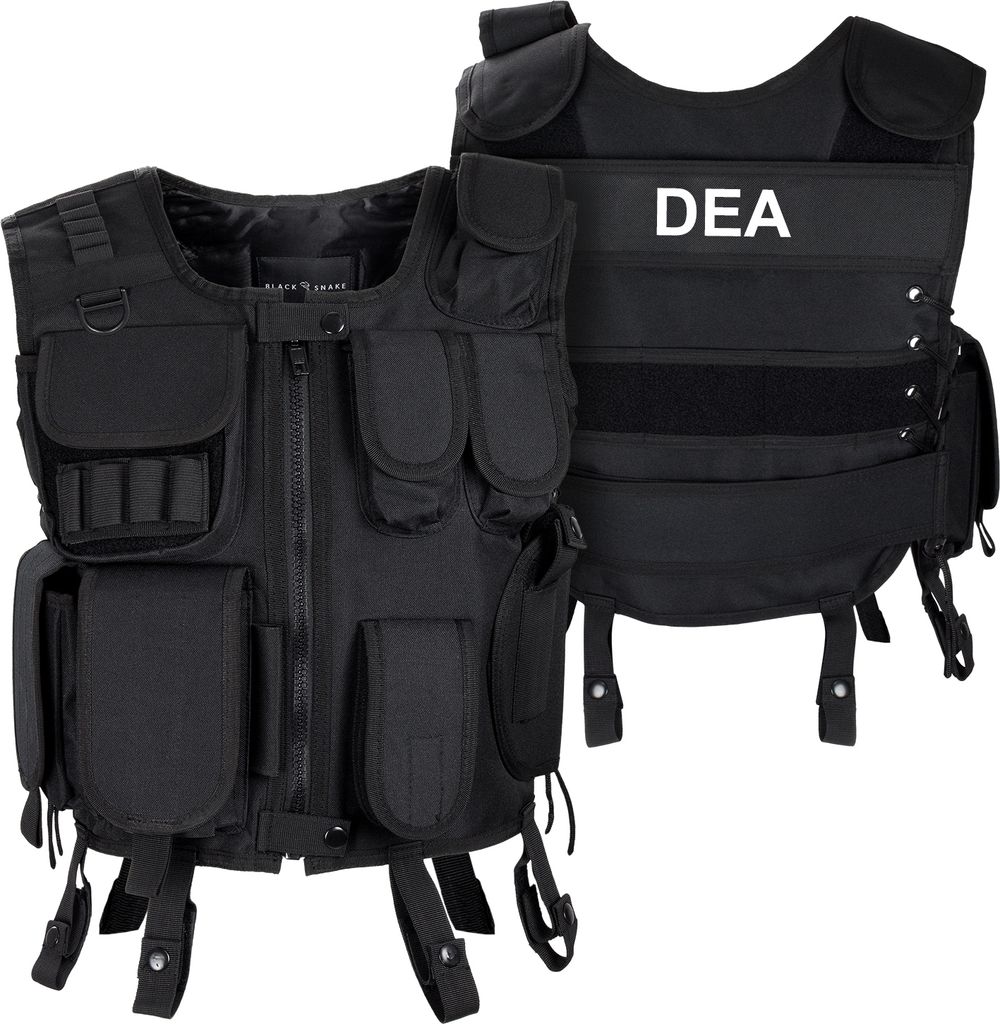 Black Snake Kostüm - Karnevalskostüm - Polizeikostüm - DEA Produktbild 