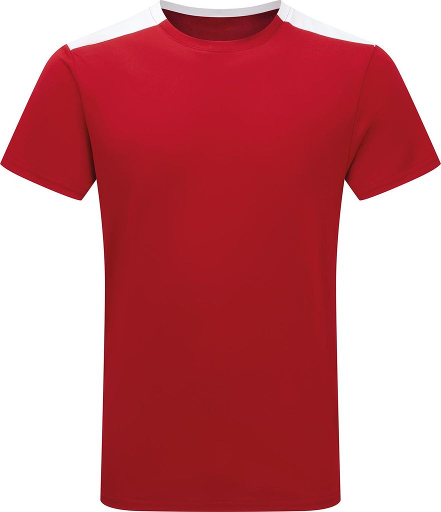 TriDri - "Performance" T-Shirt für Herren/Damen Uni RW11146 (S) (Feuerrot/Weiß)