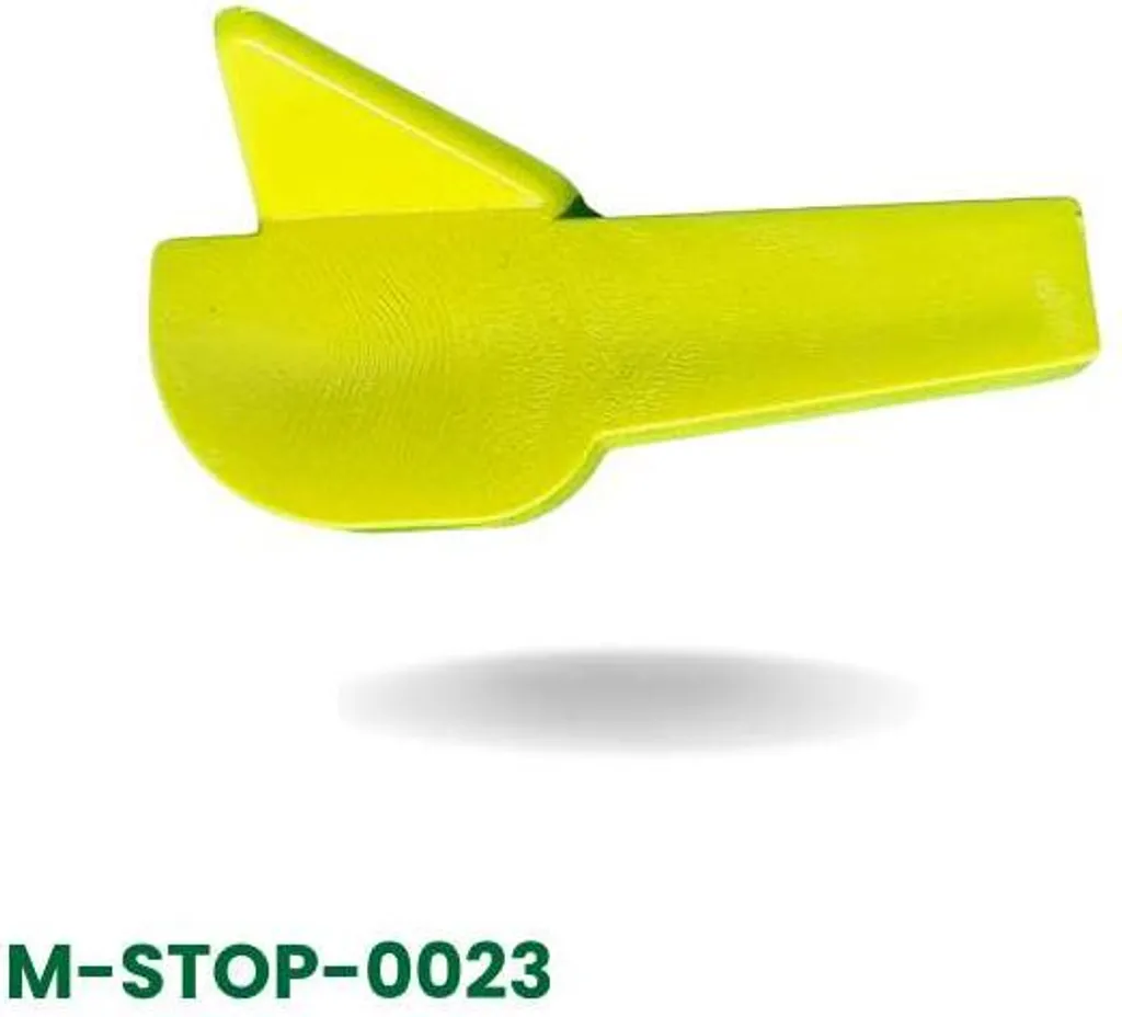 Pied de montage pour protection de sol type A jaune-vert robuste