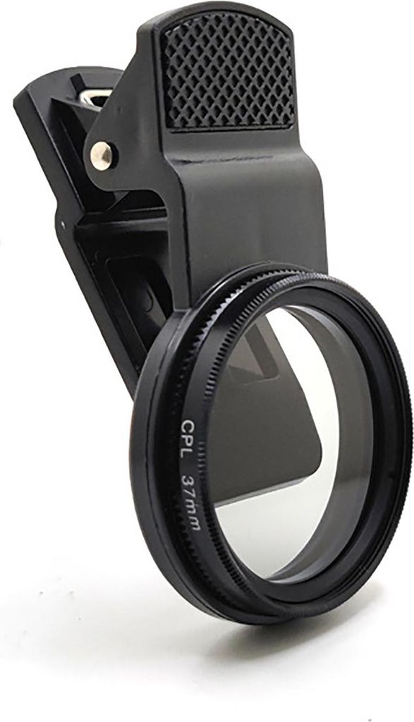 37mm CPL Mobiltelefon Polarisator Universal Clip auf dem kreisförmigen Filter für reflektierende Lichtentfernung