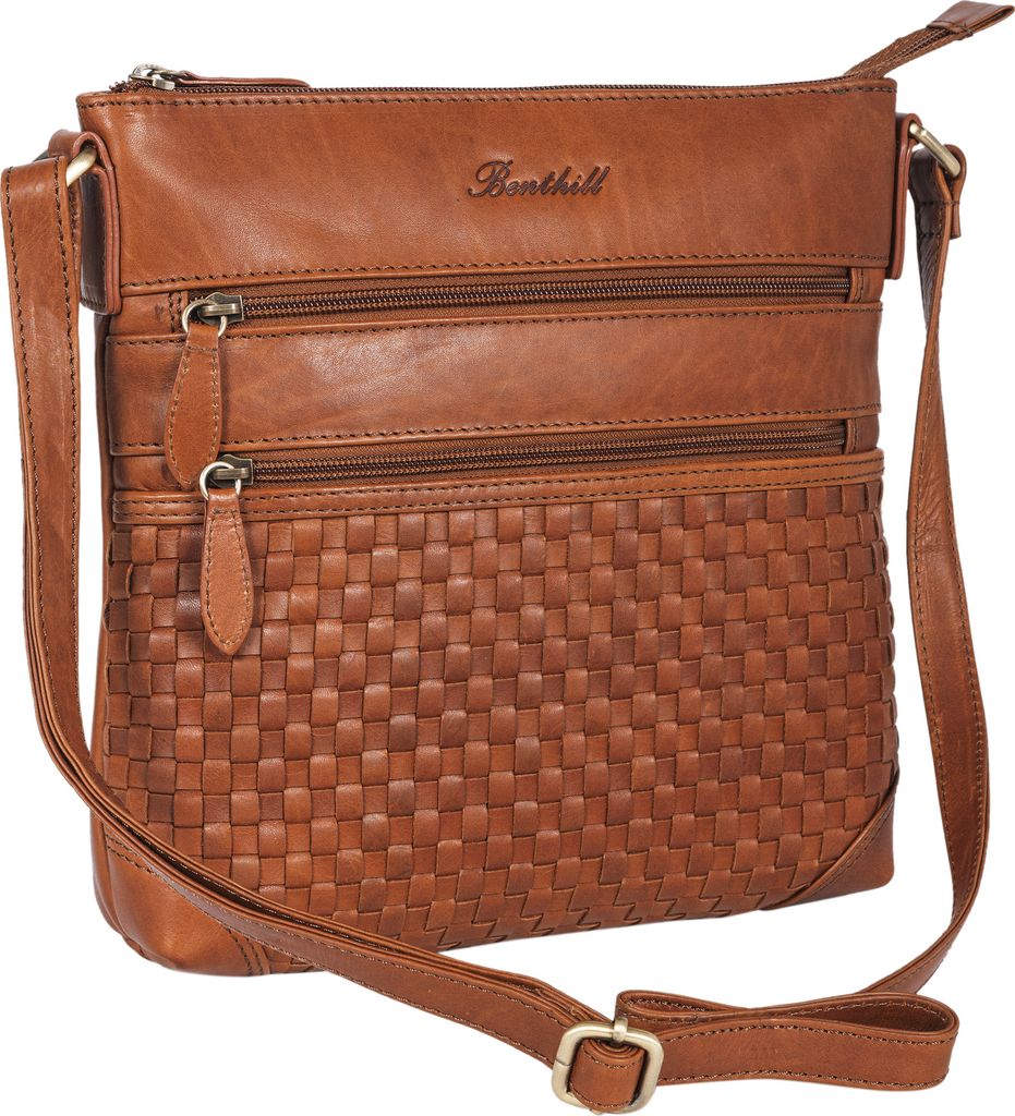 Benthill Echt Leder Umhängetasche | Damen Schultertasche Produktbild 