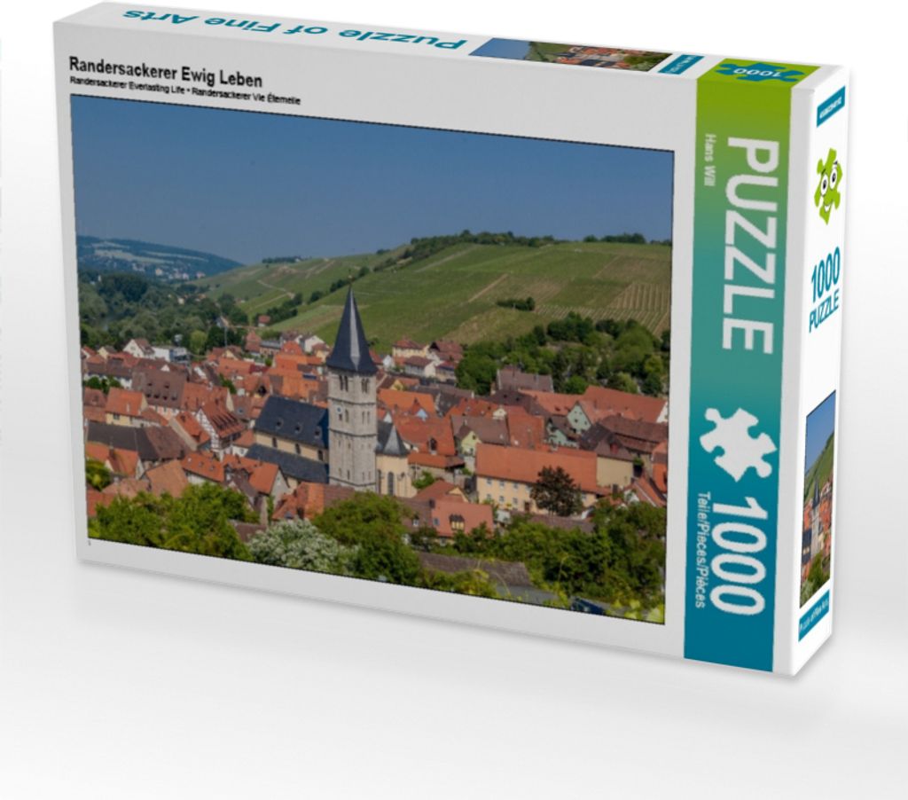 Calvendo Randersackerer Ewig Leben 1000 Teile Puzzle quer 640x480mm, Will Hans; 7373335