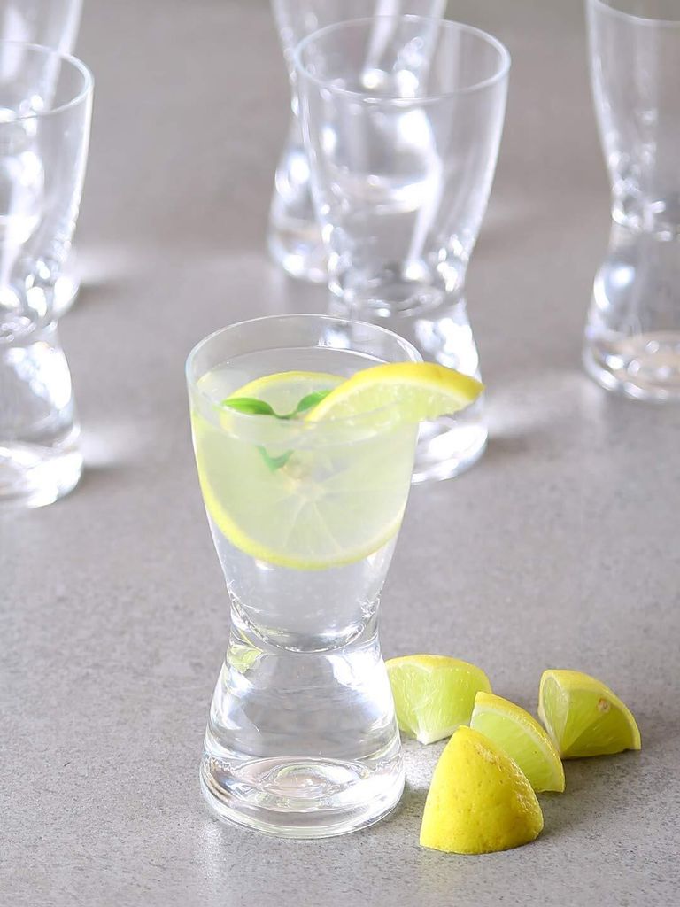 Bohemia Samba Schnapsgläser Kristallglas Likörglas 70 ml 6er Set