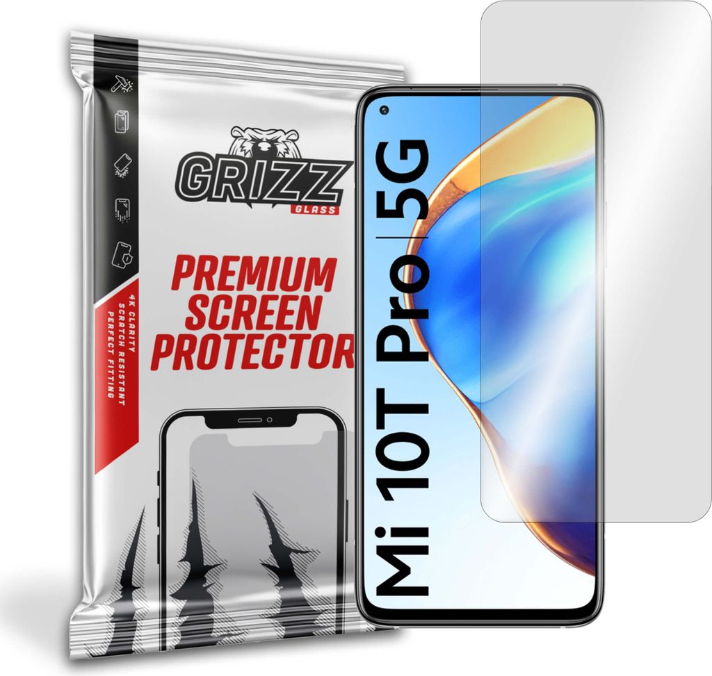 Hybriertes Glas GrizzGlass HybridGlass für Xiaomi Mi 10T 5G