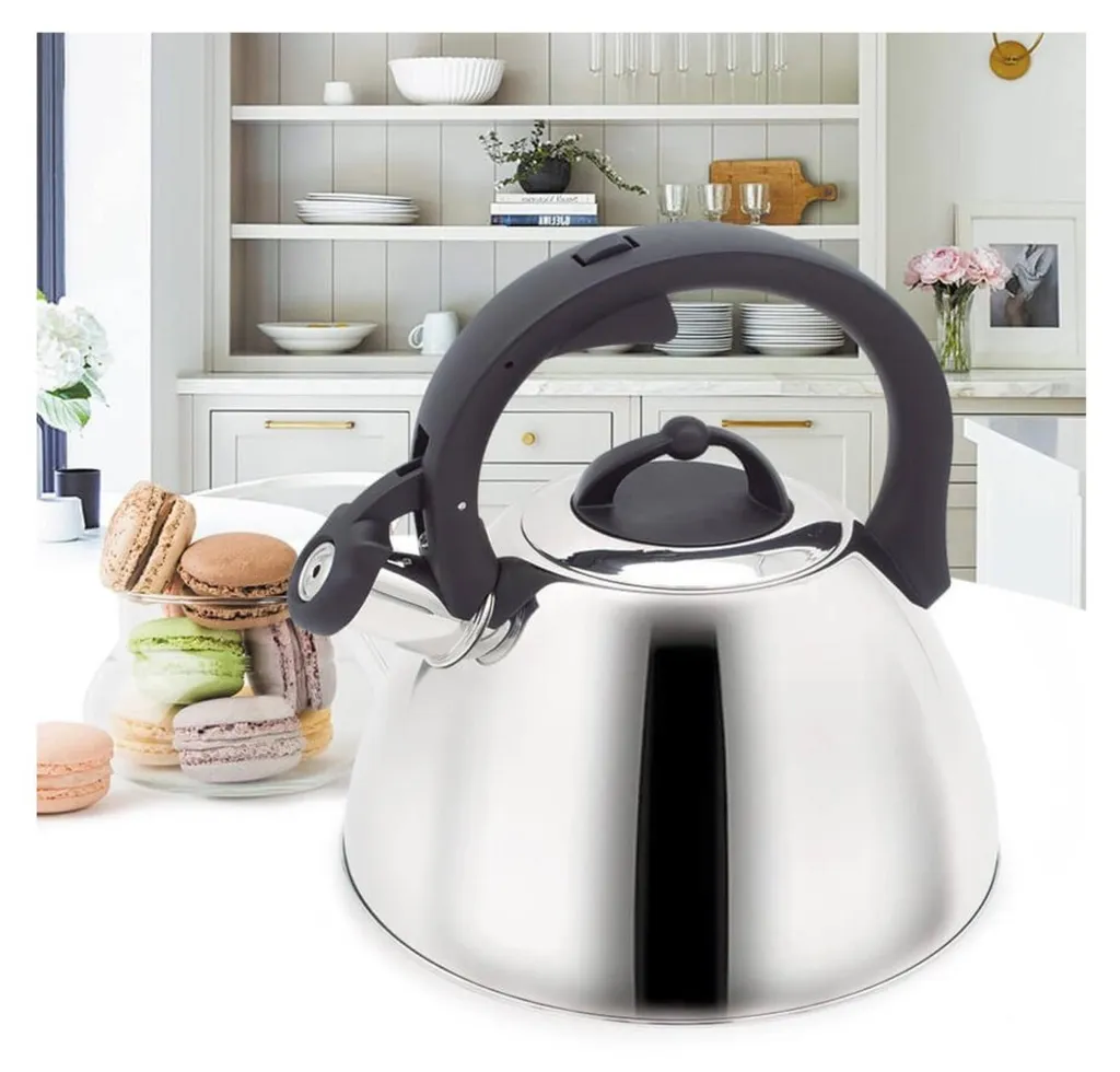 Bouilloire induction 2,5 L MR1335 en acier inoxydable avec sifflet fixe