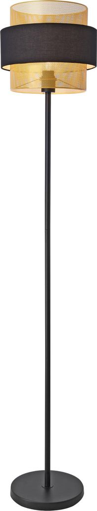Lampa podłogowa 'Albans' 160 x 30 cm czarny / złoty Zdjęcie produktu 