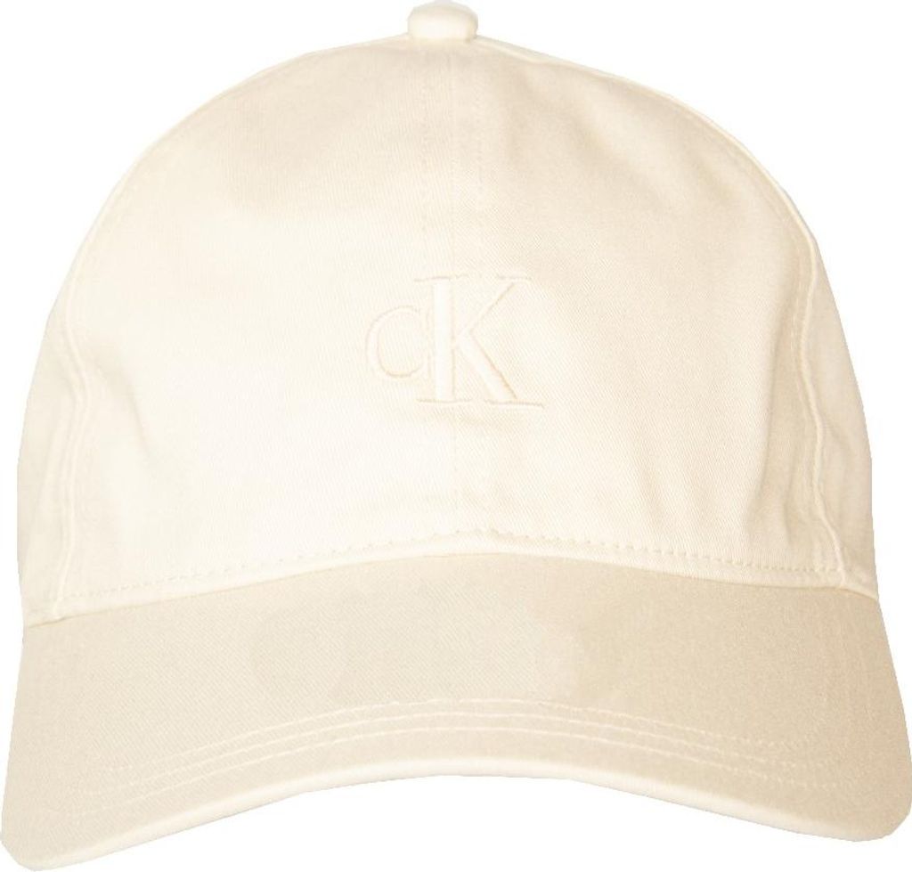 CALVIN KLEIN JEANS Baseballmütze mit Schirm, verstellbarer Rückseite, gesticktem Logo Artikel ZW0ZW02560, UNICA - ONE SIZE, Cotone 100%