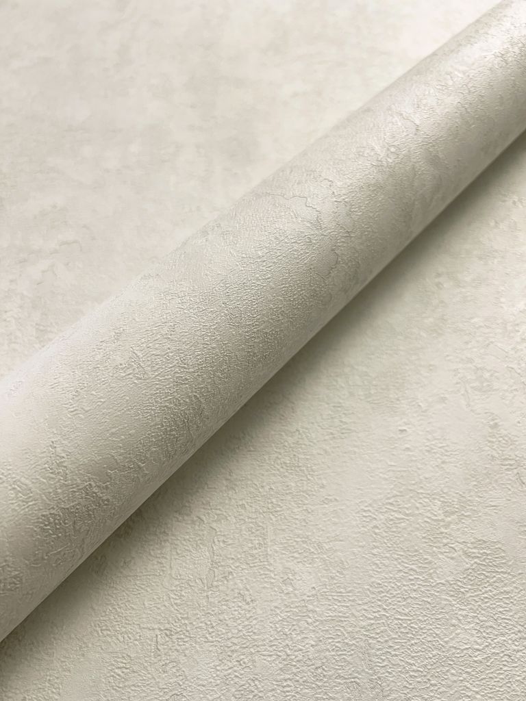 NEWROOM Tapete Creme Vliestapete Beton - Betontapete Modern Weiß Putz Lava Naturstein Industrial Glanz