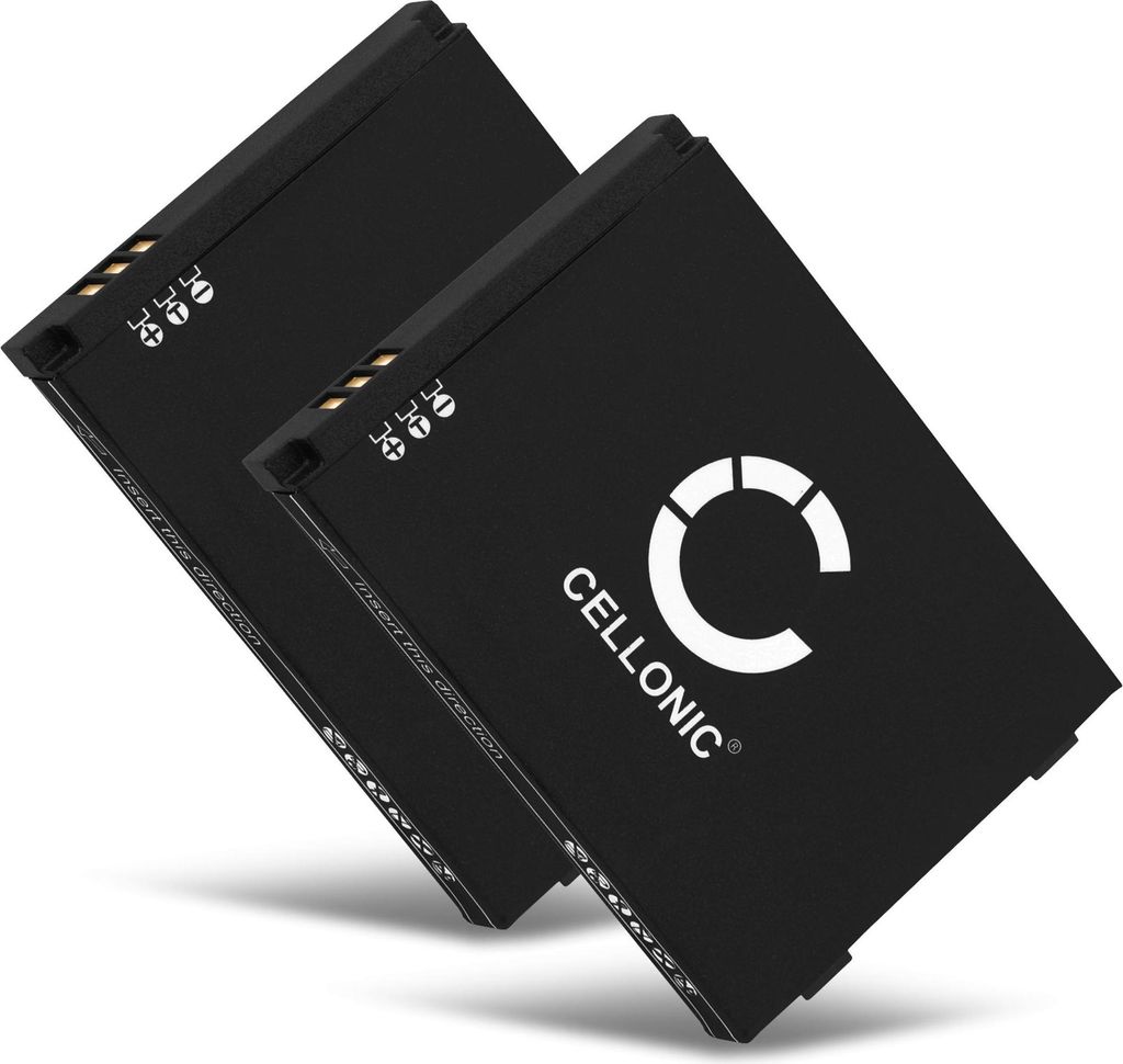 CELLONIC 2x Akku für Mobilfunk Kompatibel mit Emporia Connect, AK-V88 - (1150mAh, 3.7V)