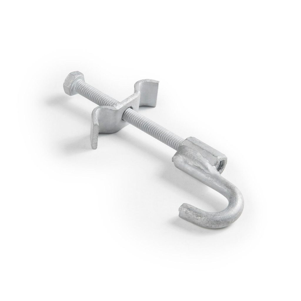 Hakenhalter für Winkelprofil 50–60 mm – verzinkt Montagehaken, Aufhängehaken