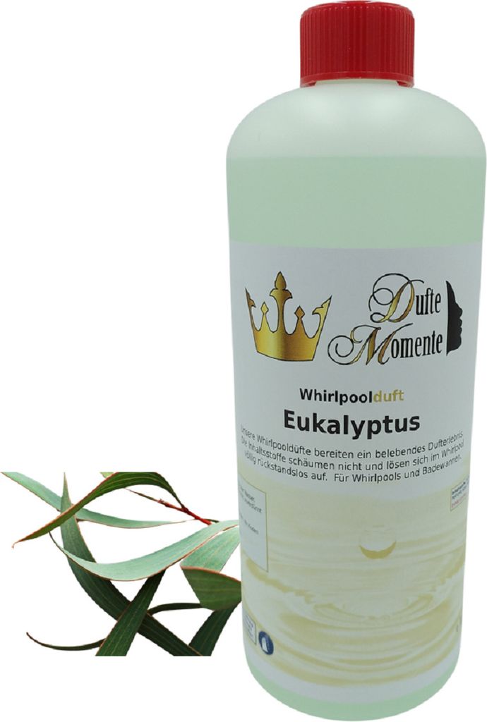 Dufte Momente | Whirlpool Duft 1 Liter | Eukalyptus | mit Produktbild 