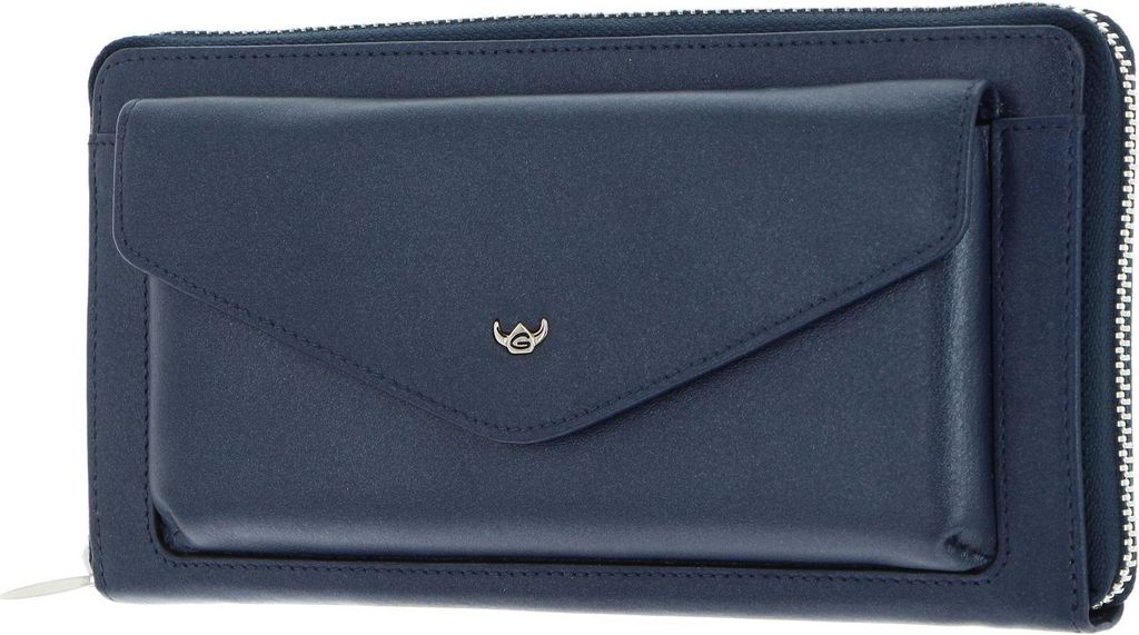 Golden Head Geldbörse Valencia Zipper Ladies Purse Wallet Saphir blau