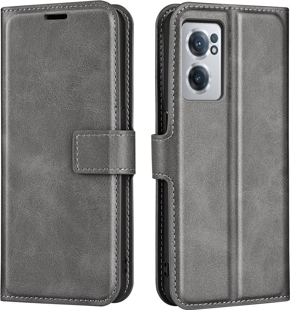 OnePlus Nord CE 2 5G Hülle - Coverup Deluxe Klapphülle - Grau