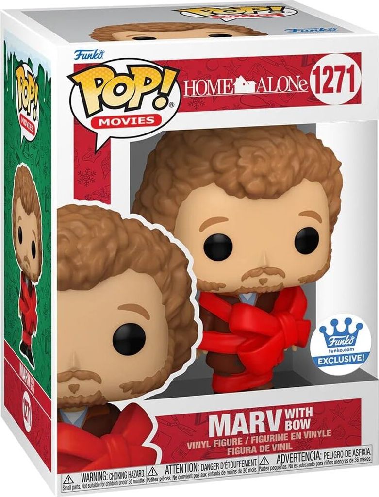 Figúrka Funko POP Home Alone 1271 Marv with Bow  Special Obrázok produktu 