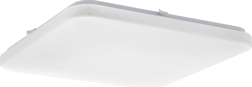 EGLO LED Deckenlampe Frania, 1 flammige Deckenleuchte, Material: Stahl, Kunststoff, Farbe: Weiß, L: 43 cm