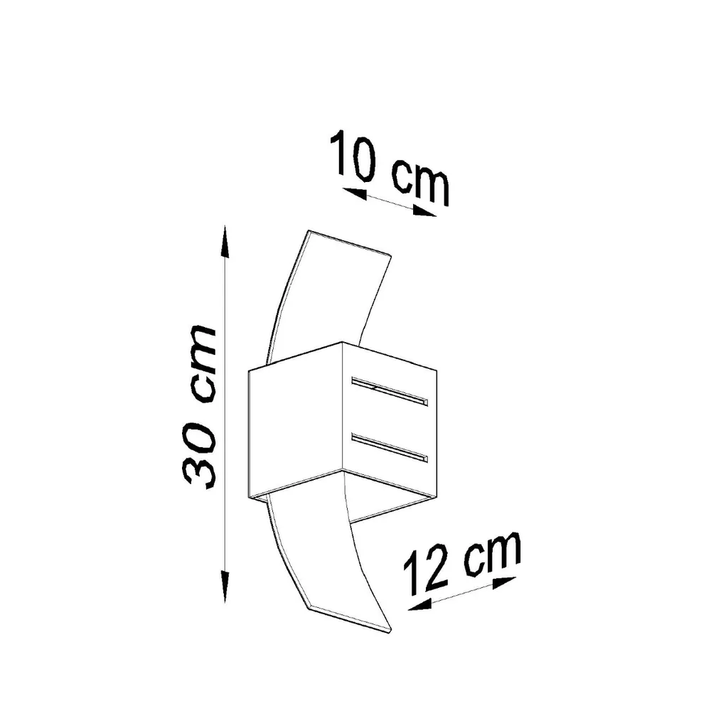 Applique KINKIET MERITO G9 Alluminio - Lampada Parete Robusta - 6