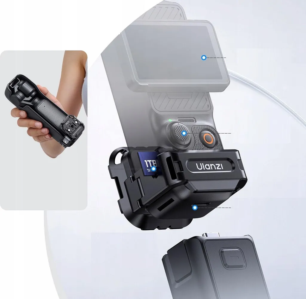 Fixation Rapide DJI Osmo Pocket 3 : Changez de Support en un Clic UKA - 11