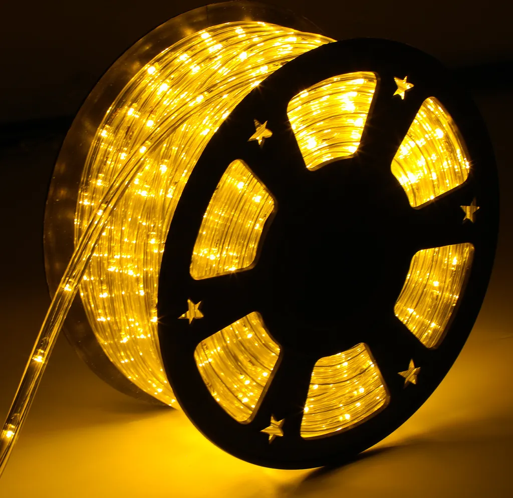 Jopassy LED corda luce luci illuminazione giallo20 metri LED per interni/esterni illuminazione natalizia decorazione luce corda