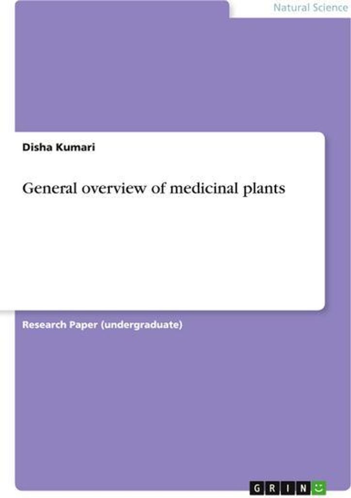 General overview of medicinal plants