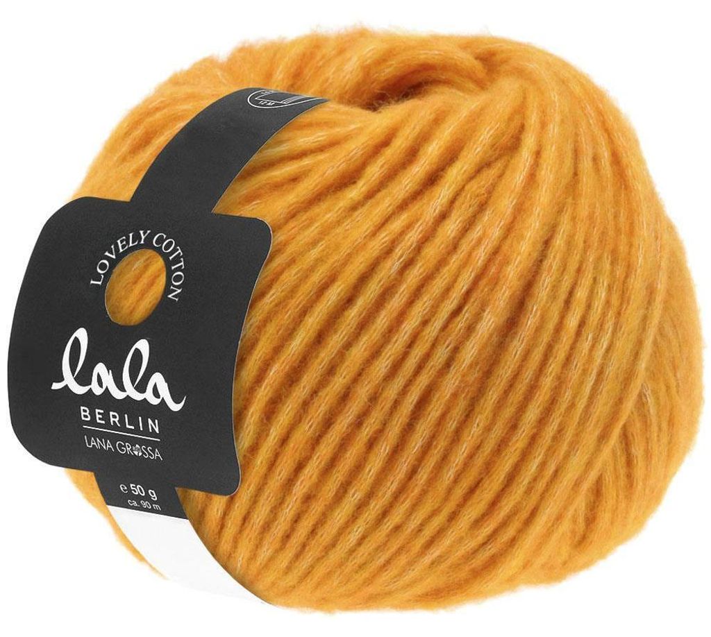 Lana Grossa - Lala Berlin Lovely Baumwolle 0044 dottergelb Produktbild 