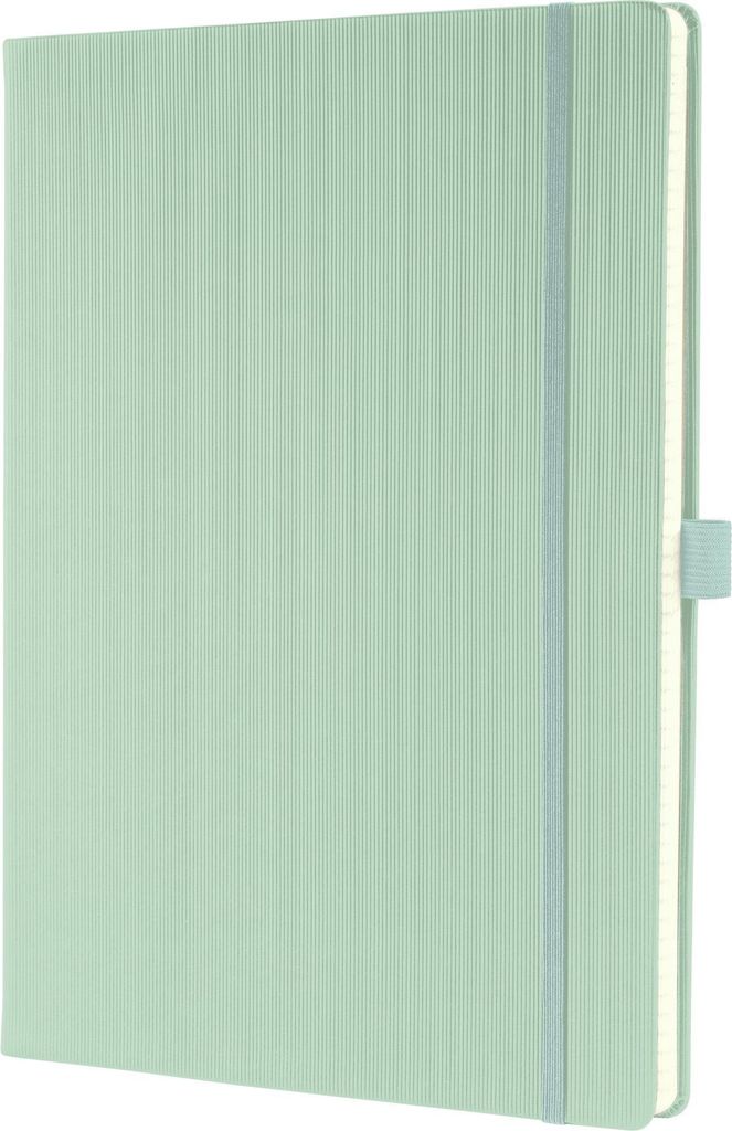 SIGEL CO680 Notizbuch Conceptum - kariert - ca. A4 - grün - Hardcover - 194 S. - PEFC-