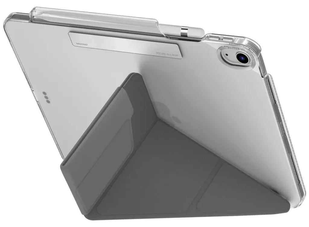 Smart case iPad 10.9 protection écran UNIQ Camden Click grise