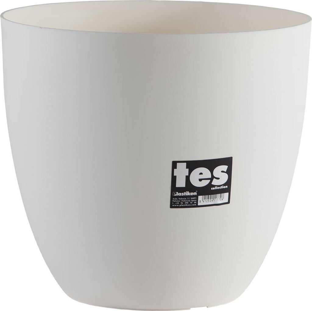 PLASTIKEN Flowerpot Bowl Tes - 32 cm - Weiß