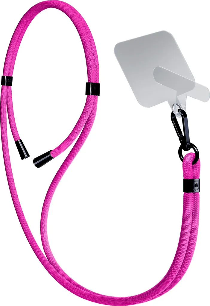 3Mk Easyclip Rosa Nero - Laccio Smartphone per Viaggi e Outdoor - 7