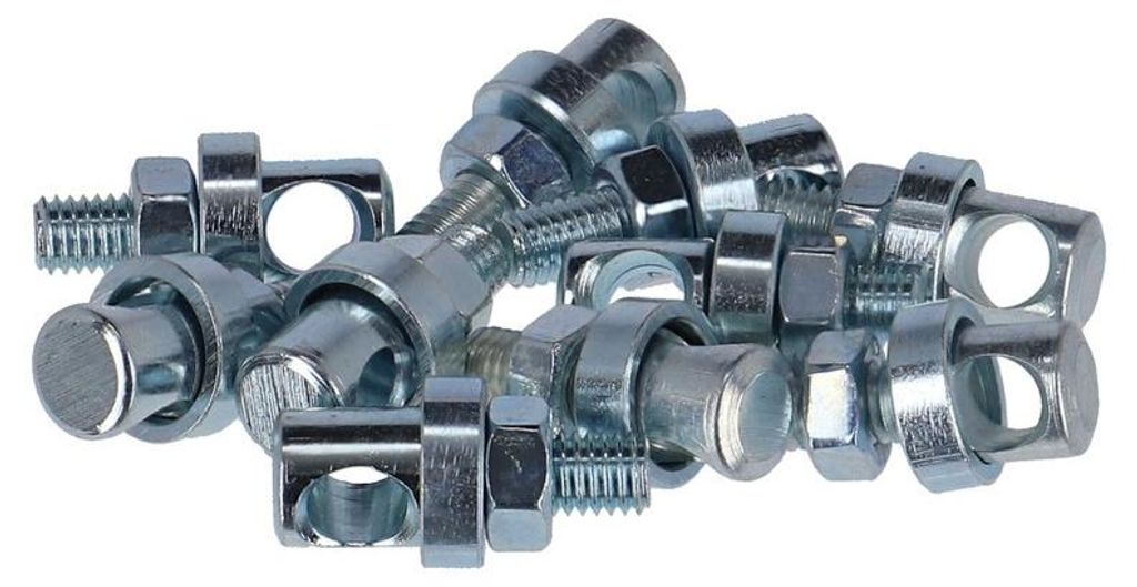 Fix-Nippel Strebenkloben 15 Mm Zink Produktbild 