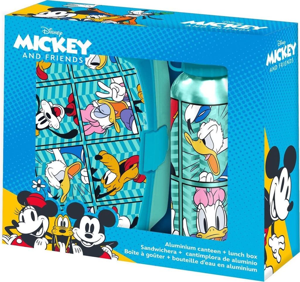 Disney Mickey and Friends - Lunchset: Brotdose & Produktbild 