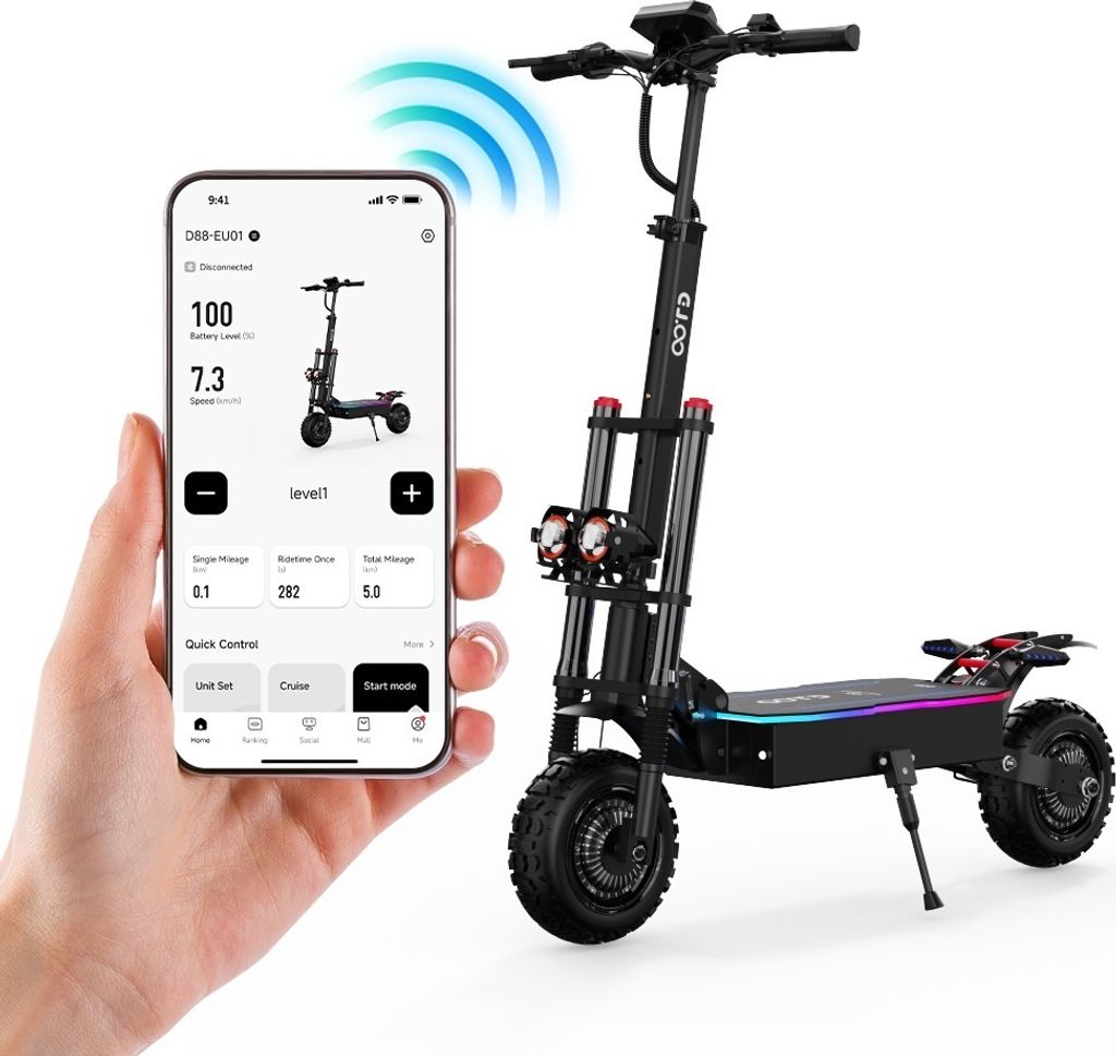 DUOTTS D88 Elektroroller E-Scooter E-roller 11 Zoll Produktbild 3