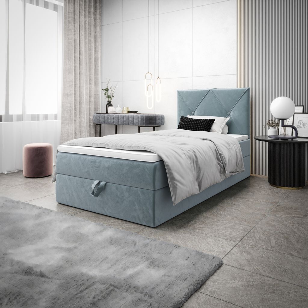Boxspringbett ALTEA 100x200 Monolith 72