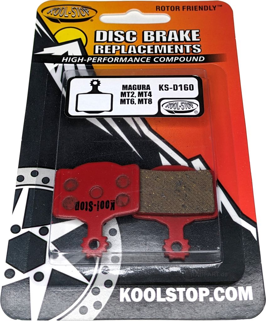 Kool-Stop Bremsbeläge KS-D160 Magura MT2 MT4 MT6 MT8 Bremsgummi Bremsen