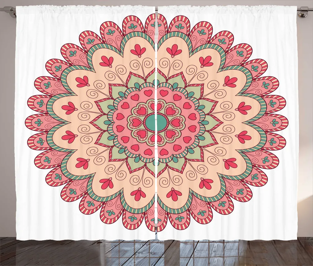 Rideau pour Grande Fenêtre 280x225 cm Décoration Orientale Salon