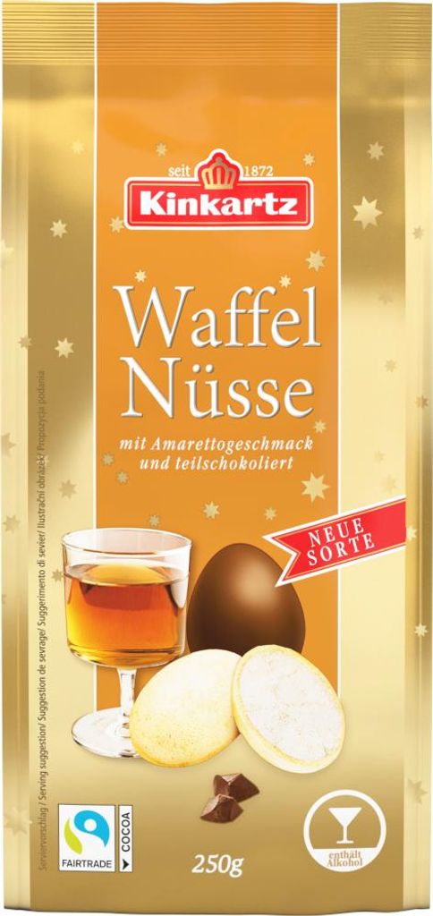 Lambertz Kinkartz oplatkové oříšky hořká čokoláda Amaretto Obrázek produktu 