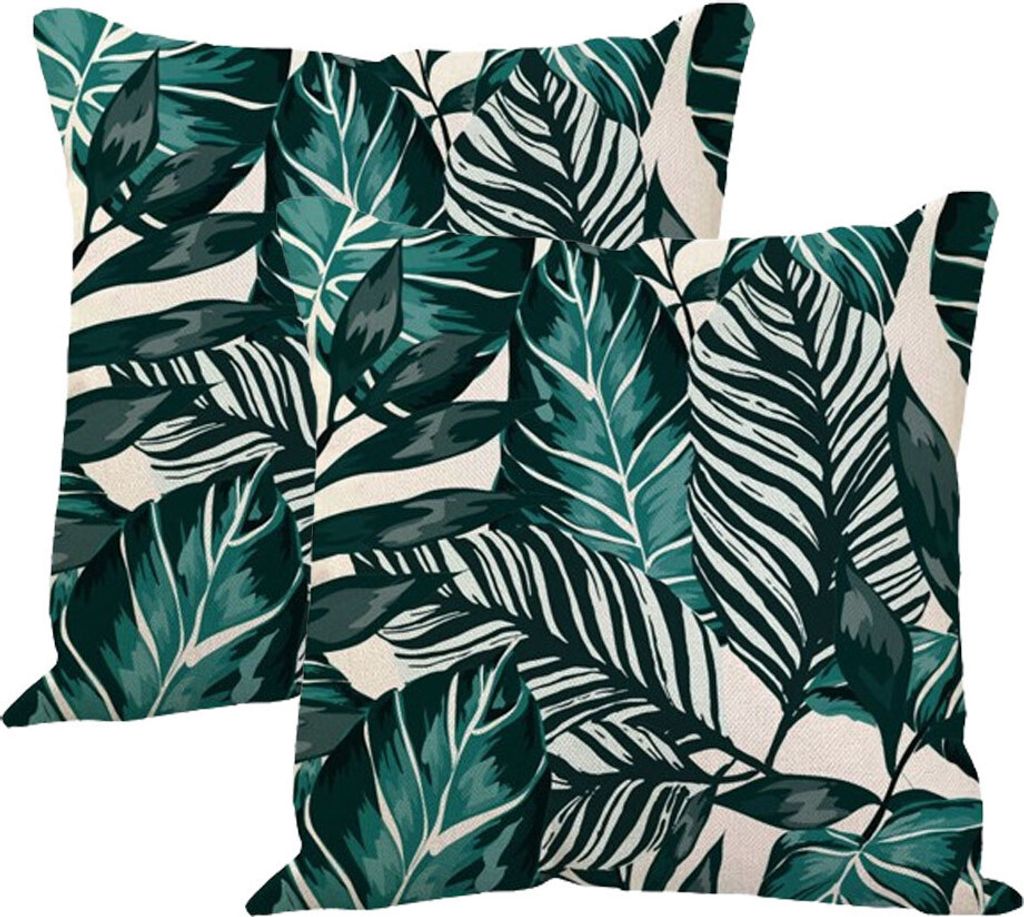 Sqaure Kissenbezüge, 2 Stück, 45cm, Sommer, Dekorative Leinen-Kissenbezüge Für Wohnzimmer, Bauernhaus, Outdoor, Moderne Kissenbezüge Für Sofa...