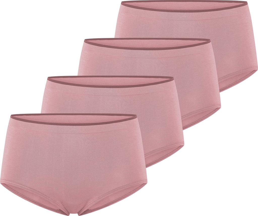 sloggi 4er Pack GO Sense High Waist Panty High Waist Panty im modernen Design, Mit dezentem Kontraststreifen am Rand des Taillenbands, Mit kleinem ...